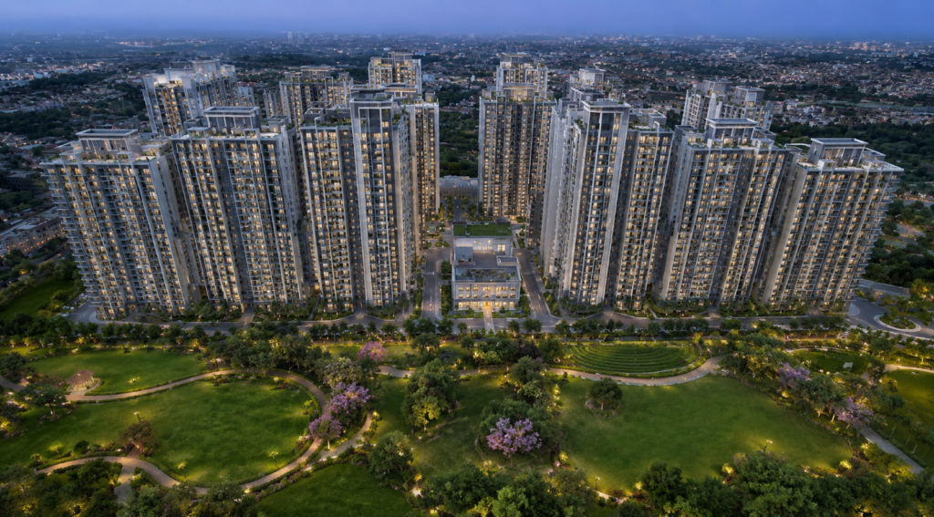 High-rise residential architecture rendering 8